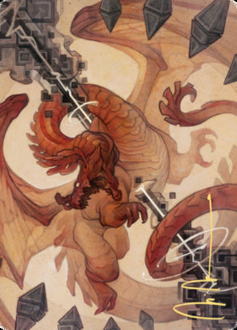 Soul Shatter Art Card (Gold-Stamped Signature) [Zendikar Rising Art Series] - The Mythic Store | 24h Order Processing