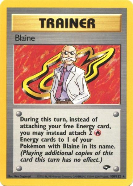 Blaine (100/132) [Gym Challenge Unlimited] - The Mythic Store | 24h Order Processing