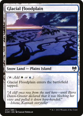 Glacial Floodplain [Kaldheim] - The Mythic Store | 24h Order Processing