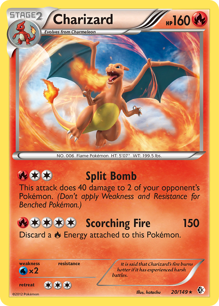 Charizard (20/149) [Black & White: Boundaries Crossed] - The Mythic Store | 24h Order Processing