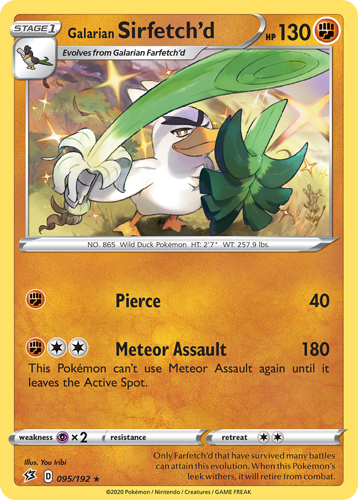 Galarian Sirfetch'd (095/192) [Sword & Shield: Rebel Clash] - The Mythic Store | 24h Order Processing