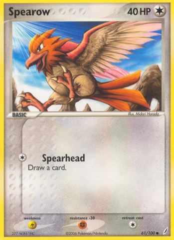 Spearow (61/100) [EX: Crystal Guardians] - The Mythic Store | 24h Order Processing