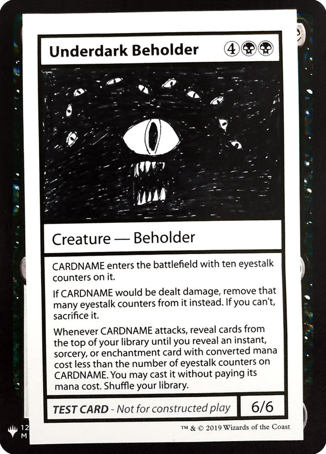 Underdark Beholder [Mystery Booster Playtest Cards] - The Mythic Store | 24h Order Processing