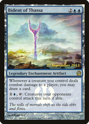 Bident of Thassa (Prerelease) [Theros Promos] - The Mythic Store | 24h Order Processing
