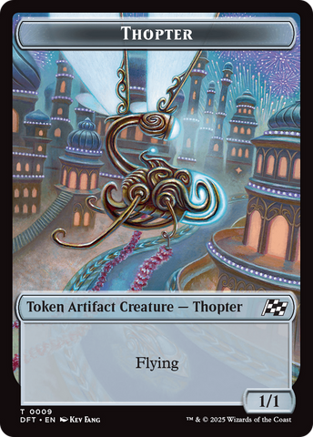 Thopter (0009) // Treasure Double-Sided Token [Aetherdrift Tokens] - The Mythic Store | 24h Order Processing
