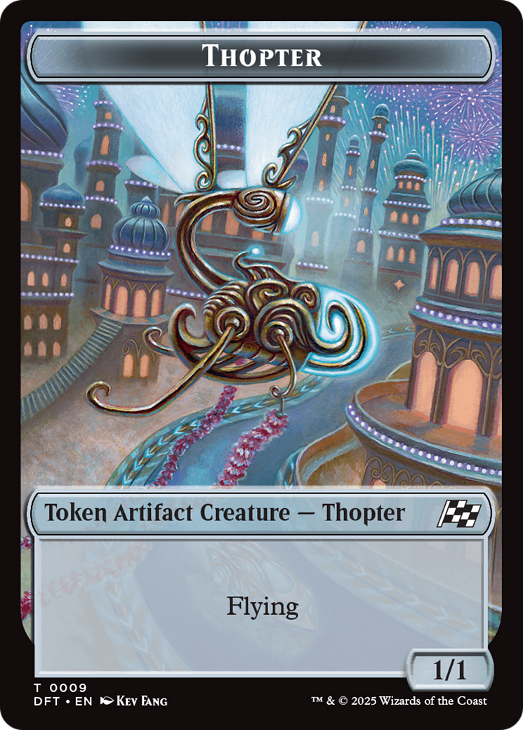 Thopter (0009) // Treasure Double-Sided Token [Aetherdrift Tokens] - The Mythic Store | 24h Order Processing