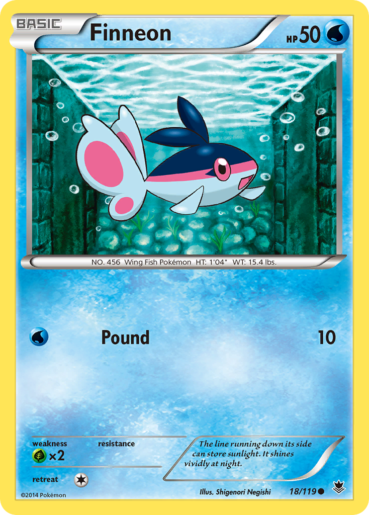 Finneon (18/119) [XY: Phantom Forces] - The Mythic Store | 24h Order Processing