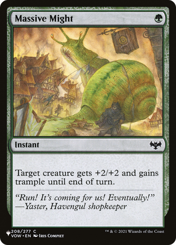 Massive Might [The List] - The Mythic Store | 24h Order Processing