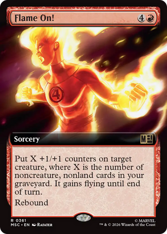 Flame On! (Extended Art) [Marvel Super Heroes Commander] - The Mythic Store | 24h Order Processing