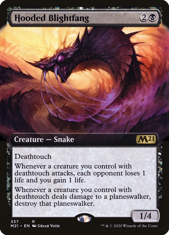 Hooded Blightfang (Extended Art) [Core Set 2021] - The Mythic Store | 24h Order Processing