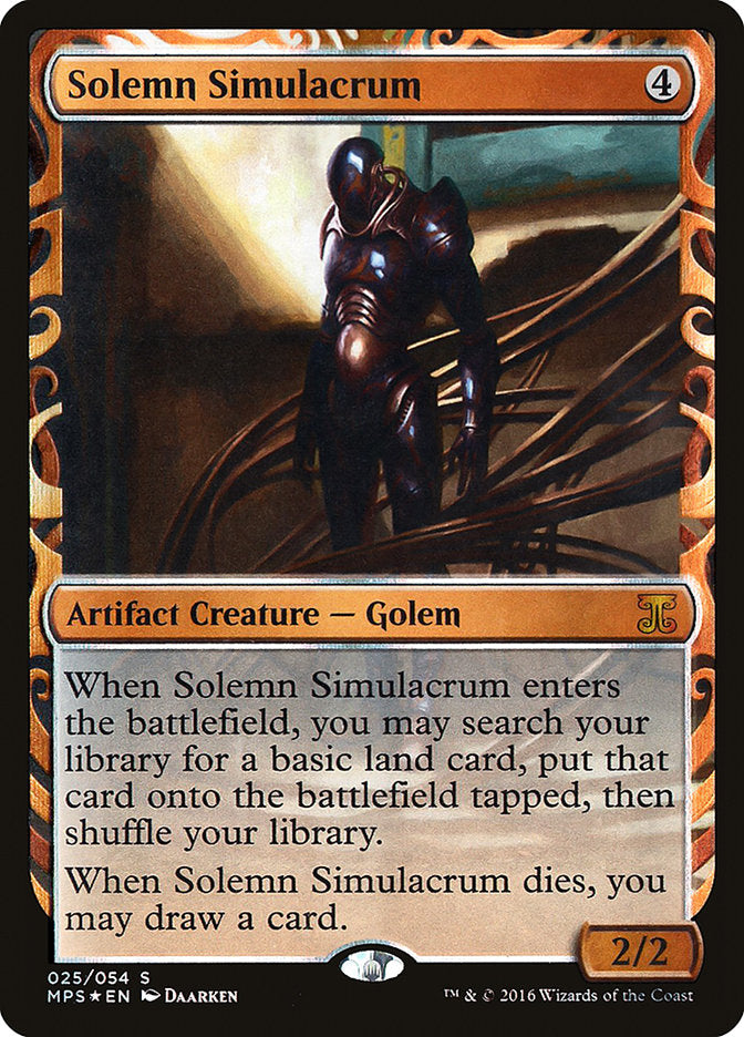 Solemn Simulacrum [Kaladesh Inventions] - The Mythic Store | 24h Order Processing
