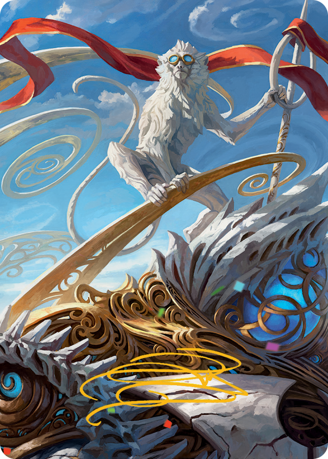 Ragavan, Nimble Pilferer Art Card (Gold-Stamped Signature) [March of the Machine Art Series] - The Mythic Store | 24h Order Processing