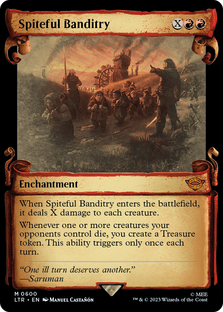 Spiteful Banditry [The Lord of the Rings: Tales of Middle-Earth Showcase Scrolls] - The Mythic Store | 24h Order Processing