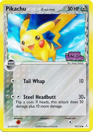 Pikachu (79/110) (Delta Species) (Stamped) [EX: Holon Phantoms] - The Mythic Store | 24h Order Processing