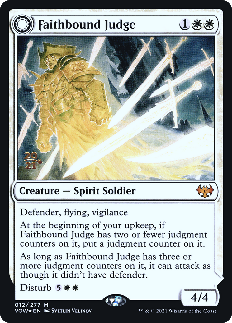 Faithbound Judge // Sinner's Judgment [Innistrad: Crimson Vow Prerelease Promos] - The Mythic Store | 24h Order Processing