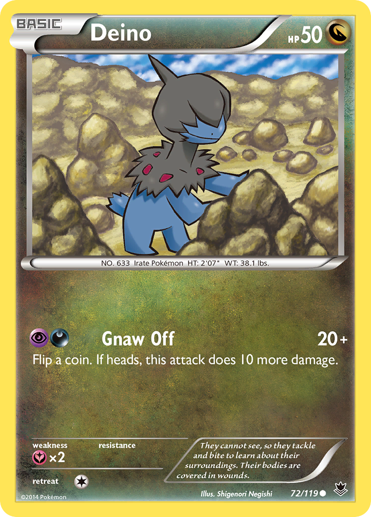 Deino (72/119) [XY: Phantom Forces] - The Mythic Store | 24h Order Processing