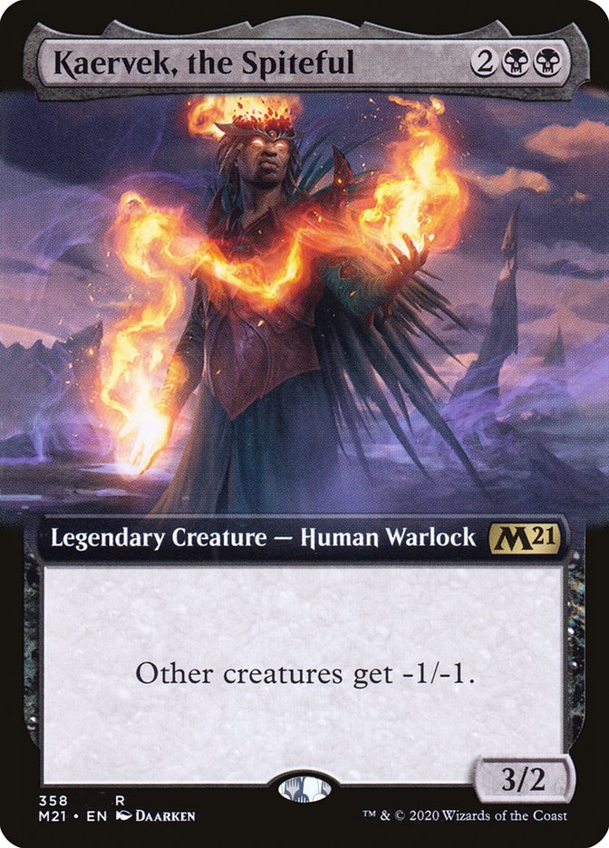 Kaervek, the Spiteful (Extended Art) [Core Set 2021] - The Mythic Store | 24h Order Processing