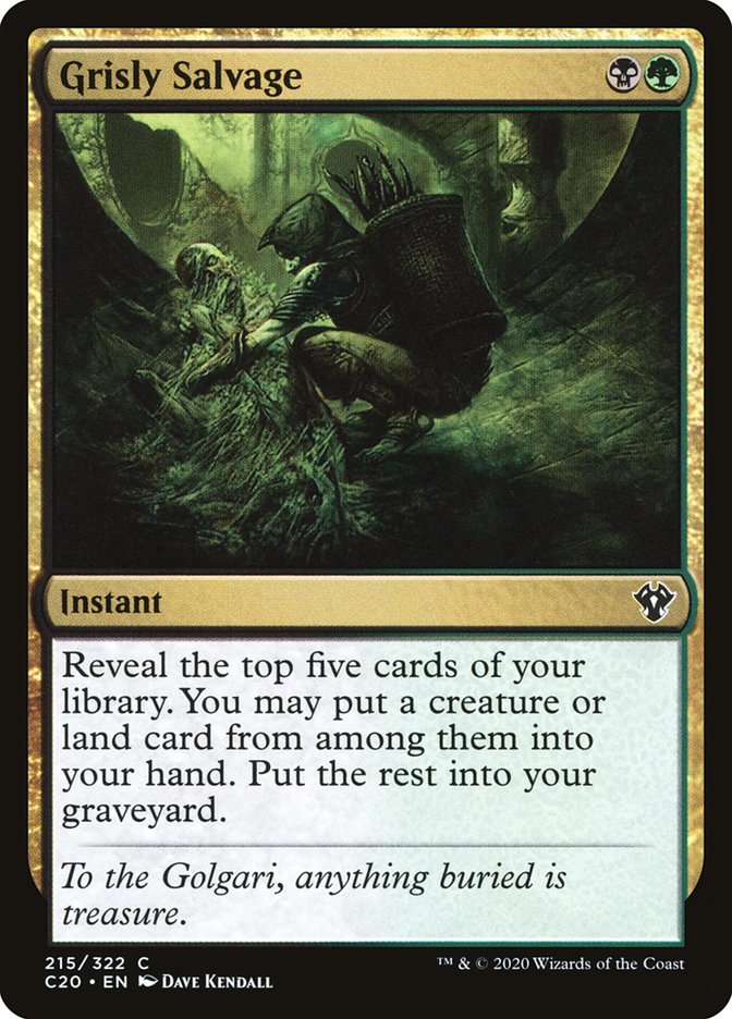 Grisly Salvage [Commander 2020] - The Mythic Store | 24h Order Processing