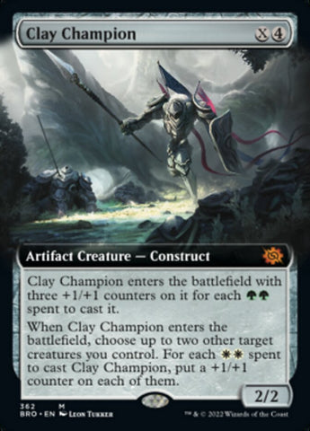 Clay Champion (Extended Art) [The Brothers' War] - The Mythic Store | 24h Order Processing