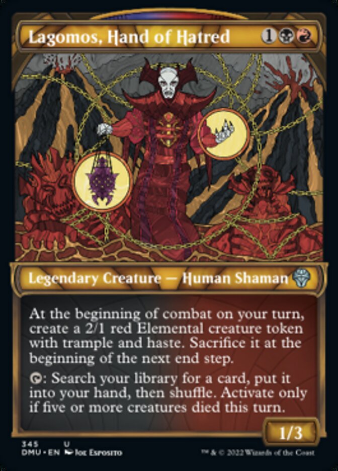 Lagomos, Hand of Hatred (Showcase Textured) [Dominaria United] - The Mythic Store | 24h Order Processing