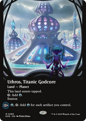 Uthros, Titanic Godcore (Borderless) [Edge of Eternities] - The Mythic Store | 24h Order Processing
