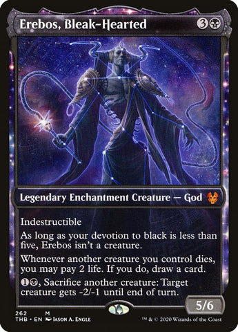 Erebos, Bleak-Hearted (Showcase) [Theros Beyond Death] - The Mythic Store | 24h Order Processing