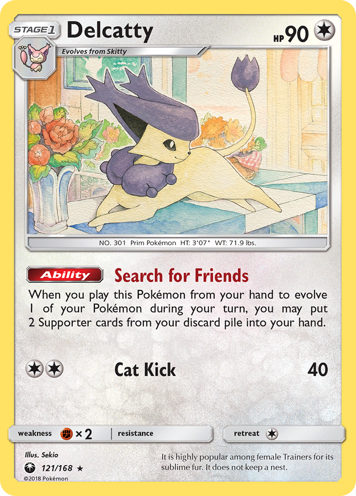 Delcatty (121/168) [Sun & Moon: Celestial Storm] - The Mythic Store | 24h Order Processing