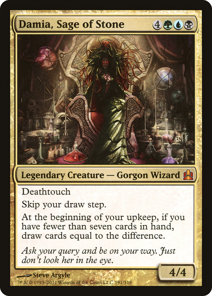 Damia, Sage of Stone [Commander 2011] - The Mythic Store | 24h Order Processing