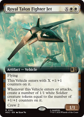 Royal Talon Fighter Jet (Extended Art) [Marvel Super Heroes Commander] - The Mythic Store | 24h Order Processing
