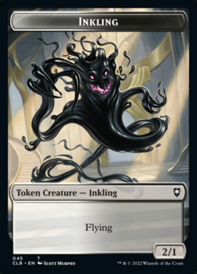 Warrior // Inkling Double-Sided Token [Commander Legends: Battle for Baldur's Gate Tokens] - The Mythic Store | 24h Order Processing
