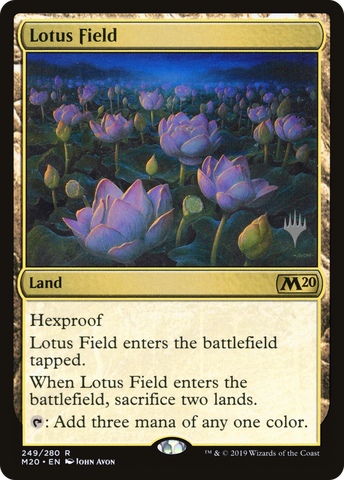 Lotus Field (Promo Pack) [Core Set 2020 Promos] - The Mythic Store | 24h Order Processing