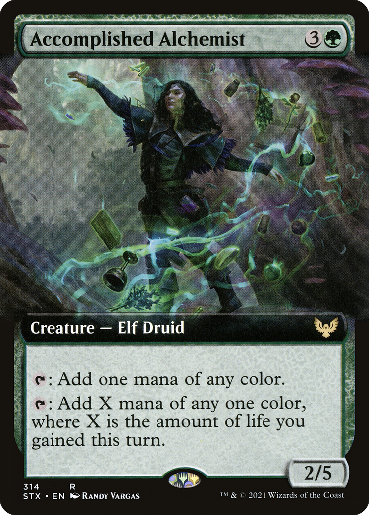 Accomplished Alchemist (Extended Art) [Strixhaven: School of Mages] - The Mythic Store | 24h Order Processing
