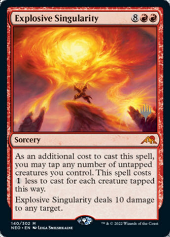 Explosive Singularity (Promo Pack) [Kamigawa: Neon Dynasty Promos] - The Mythic Store | 24h Order Processing