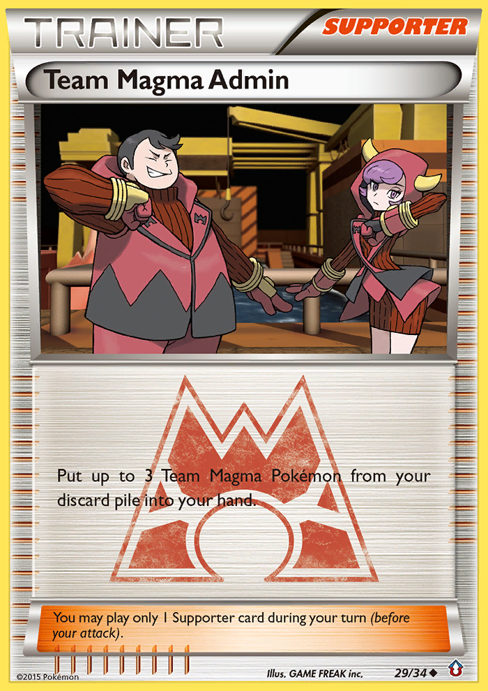 Team Magma Admin (29/34) [XY: Double Crisis] - The Mythic Store | 24h Order Processing