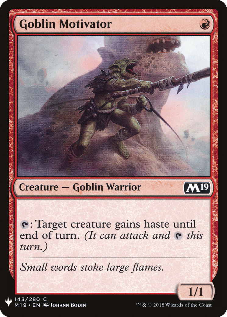 Goblin Motivator [Mystery Booster] - The Mythic Store | 24h Order Processing