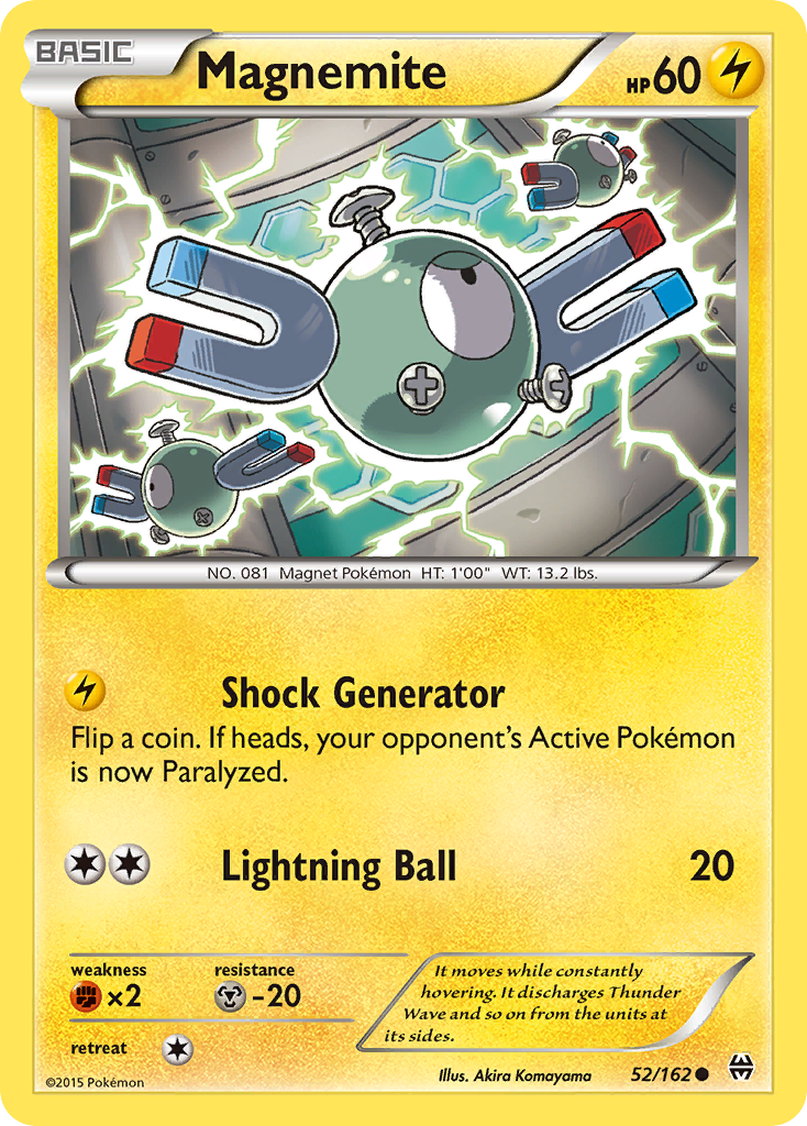 Magnemite (52/162) [XY: BREAKthrough] - The Mythic Store | 24h Order Processing