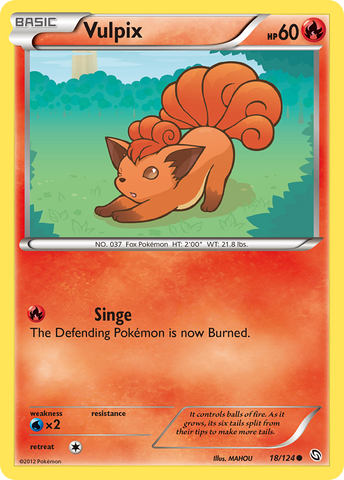 Vulpix (18/124) [Black & White: Dragons Exalted] - The Mythic Store | 24h Order Processing