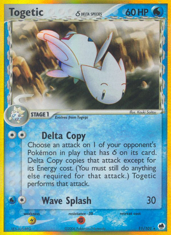 Togetic (11/101) (Delta Species) [EX: Dragon Frontiers] - The Mythic Store | 24h Order Processing