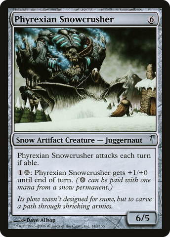Phyrexian Snowcrusher [Coldsnap] - The Mythic Store | 24h Order Processing