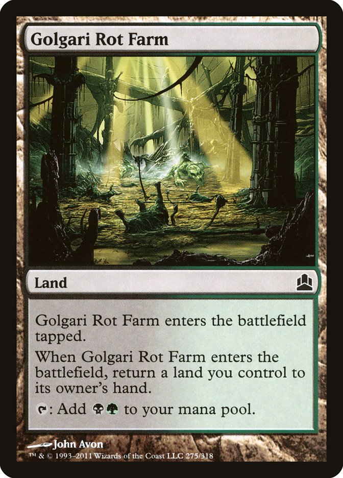 Golgari Rot Farm [Commander 2011] - The Mythic Store | 24h Order Processing