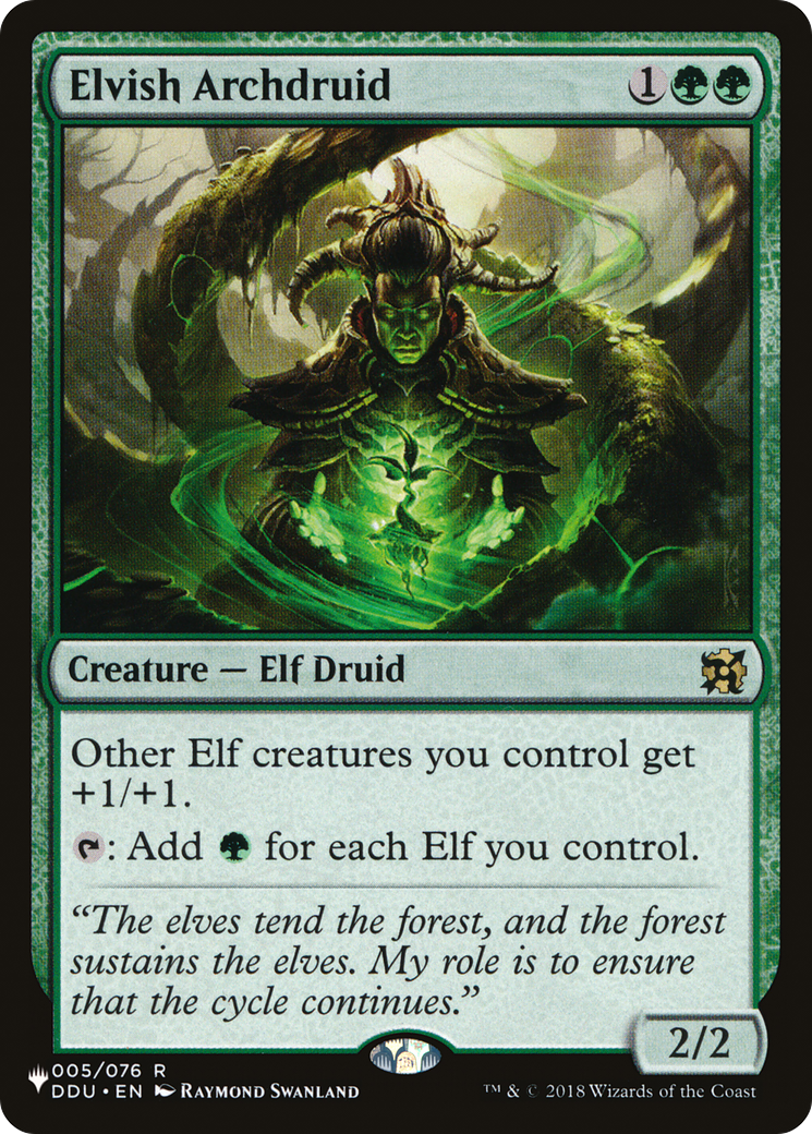 Elvish Archdruid [The List] - The Mythic Store | 24h Order Processing