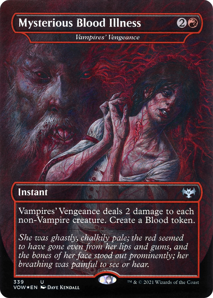 Vampires' Vengeance - Mysterious Blood Illness [Innistrad: Crimson Vow] - The Mythic Store | 24h Order Processing
