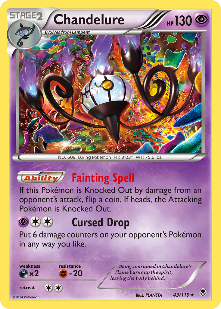 Chandelure (43/119) [XY: Phantom Forces] - The Mythic Store | 24h Order Processing