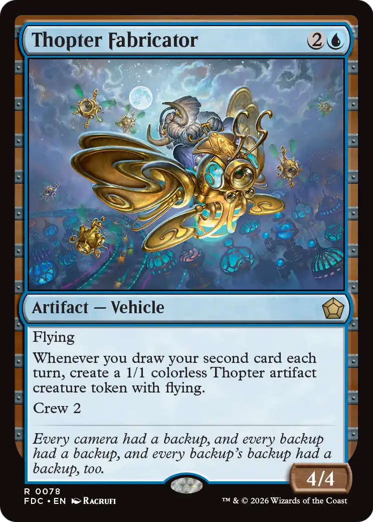 Thopter Fabricator [Foundations Commander] - The Mythic Store | 24h Order Processing