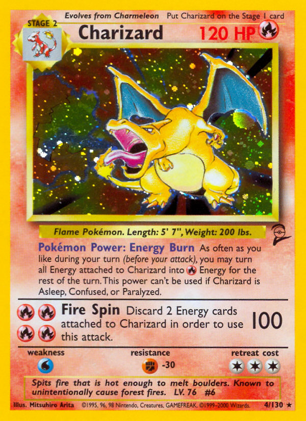 Charizard (4/130) [Base Set 2] - The Mythic Store | 24h Order Processing