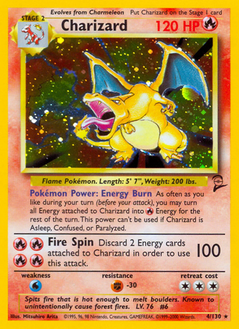 Charizard (4/130) [Base Set 2] - The Mythic Store | 24h Order Processing