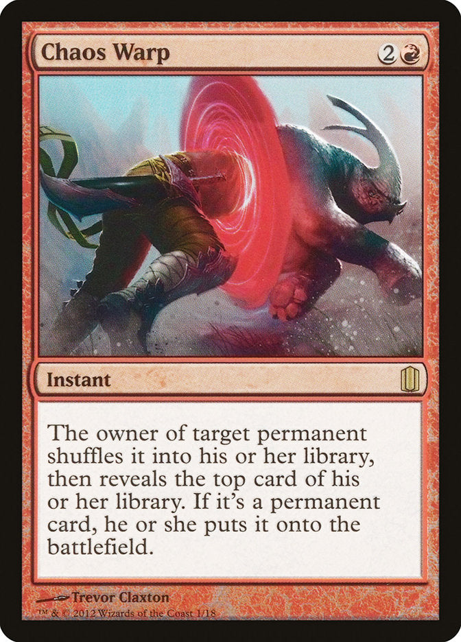 Chaos Warp [Commander's Arsenal] - The Mythic Store | 24h Order Processing