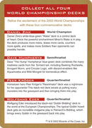 2003 World Championships Ad [World Championship Decks 2003] - The Mythic Store | 24h Order Processing