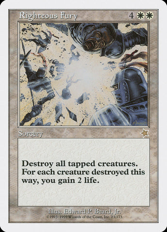 Righteous Fury [Starter 1999] - The Mythic Store | 24h Order Processing