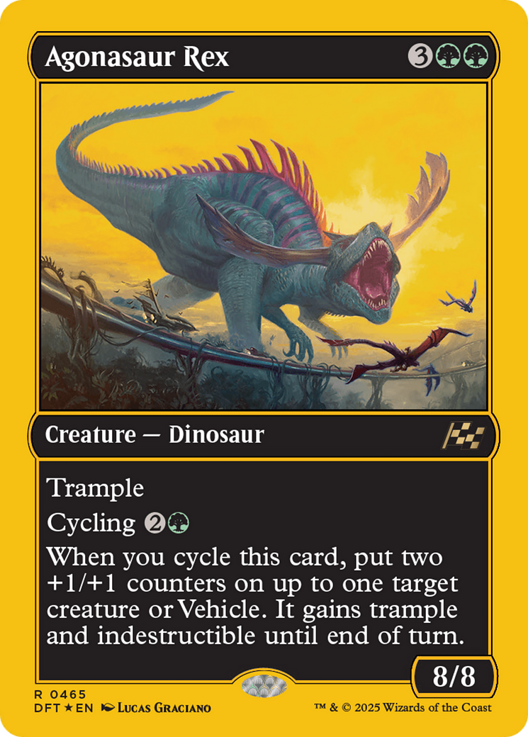 Agonasaur Rex (First-Place Foil) [Aetherdrift] - The Mythic Store | 24h Order Processing